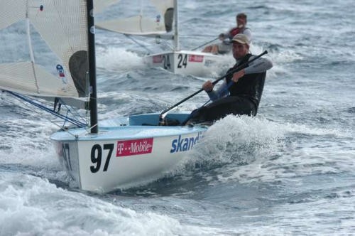 Iain Percy - Photo JK Labud &copy; Finn Class http://www.finnclass.org